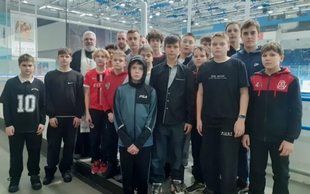 Благословение перед играми.