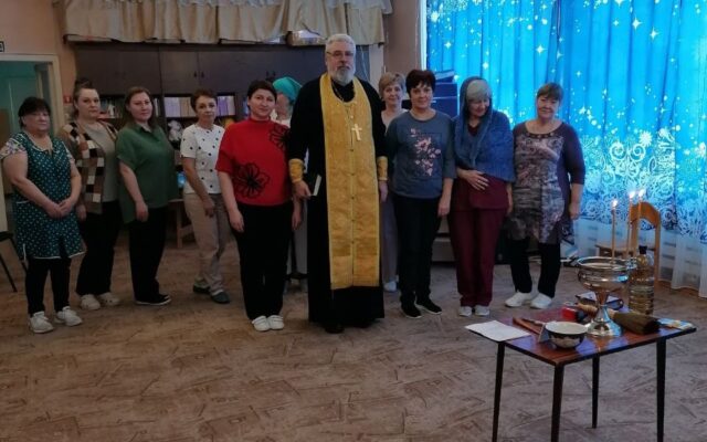 «Добрый сад» Освящение здания сада.